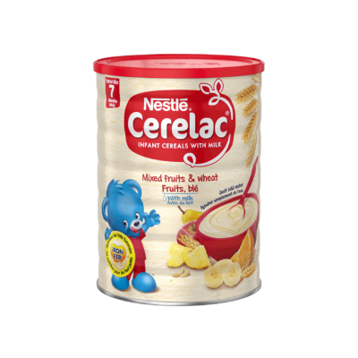 Picture of International European food item Cerelac infant cereals with milk start from 7 months (Fruits) - 400 gm