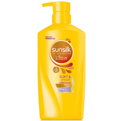 Picture of International Thailand product hair care product Sunsilks shampoo Soft and Smooth used for male/ female - 625 ml