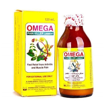 Picture of OMEGA Pain Killer Balm Relief Liniment Oil for Arthritis and Muscle Pain (Philippines) - 120ml