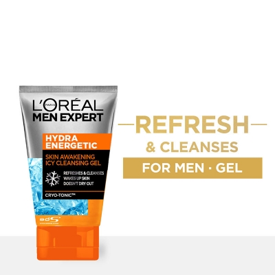 Picture of L'Oreal Men Expert Skin Awakening Icy Cleansing Gel - Hydra Energetic, 100ml