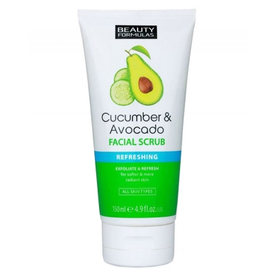 Picture of International UK product Cucumber & Avocado Refreshing Facial Scrub - 150ml