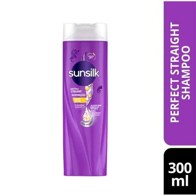 Picture of International Thailand product hair care product Sunsilk shampoo Perfect STRAIGHT used for male/ female - 300 ml