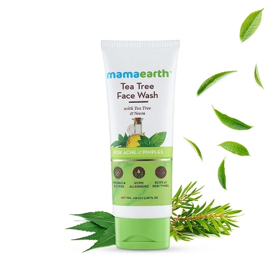Picture of Indian Product Mamaearth Tea Tree Face Wash For Acne & Pimples-100ml