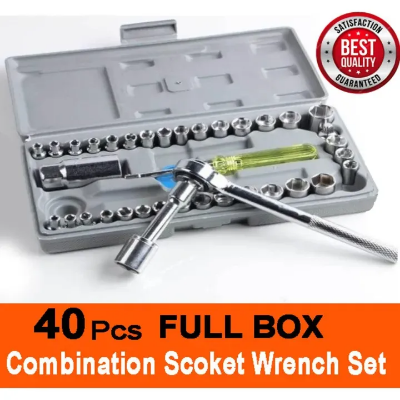 Picture of 40 in 1 Pcs Hardware Wrench Tool Kit & Screwdriver & Socket Set