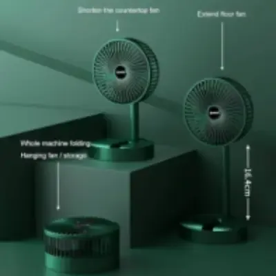 Picture of Rechargeable Electric Foldable Telescopic Fan Assorted Color 