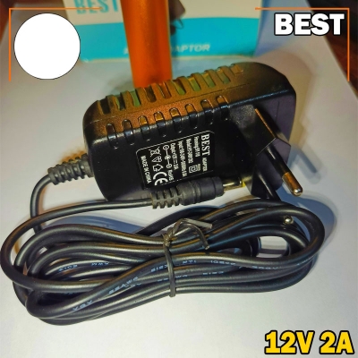 Picture of 12V 2A 24Watt Original BEST AC/DC Adaptor - Black