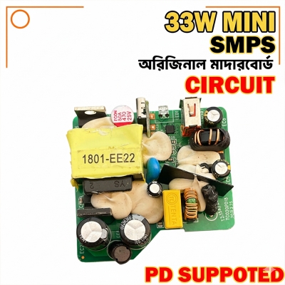 Picture of PD 33W + QC 25W fast charging motherboard PD fast charging Circuit Adapter SMPS - Green