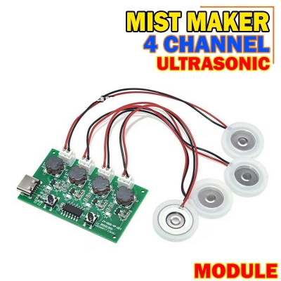 Picture of 4Channel Mini Humidifier DIY Mist Maker Driver Circuit Board 4 Fog Atomization Module Combo - Green