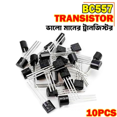 Picture of BC557 NPN Transistor (10PCS) - Black