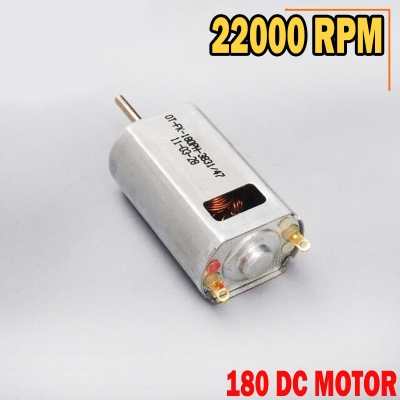 Picture of 180 High Speed Motor Strong Magnetic Carbon Brushed 180 Engine - High-Torque 180 Motor with Strong Magnetic Force for Various Applications 22000 RPM - Silver
