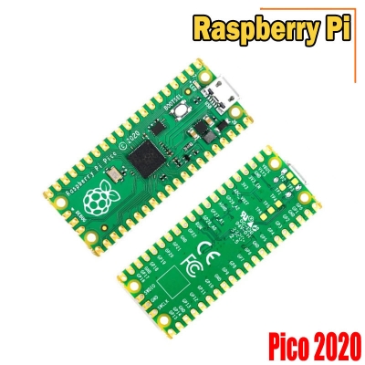 Picture of for Raspberry Pi Pico a Low-Cost, High-Performance Microcontroller Board with Flexible Digital Interfaces - Green