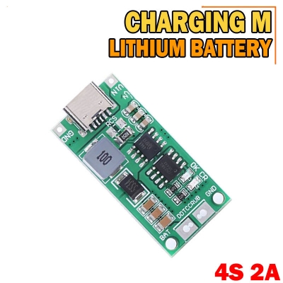 Picture of Multi-Cell 4S 2A Type-C To 12.6V Step-Up Boost Lipo- Polymer Li-Ion Charger 16.8V 18650 Lithium Battery - Green