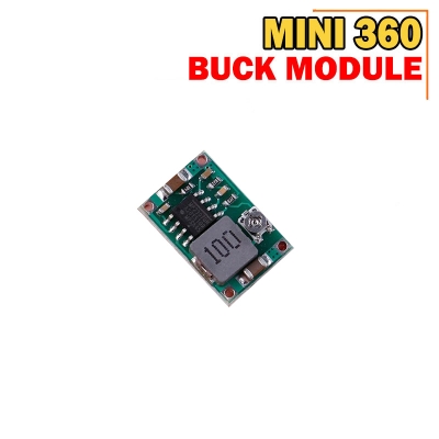 Picture of Mini 360 Buck Converter Mini 360 DC DC Step Down Module Adjustable Module 4.75V-23V To 1V-17V 1.8A Power Supply Buck Adapters Module - Green