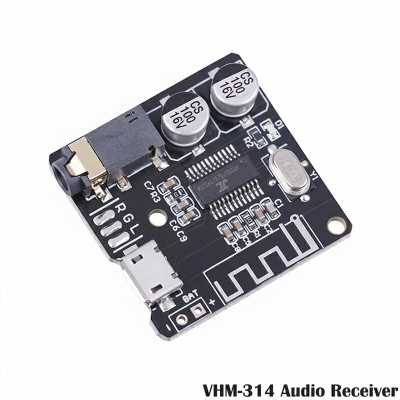 Picture of Bluetooth 5.0 audio receiver module board lossless mp3 decoder VHM-314 wireless stereo music module board - Black