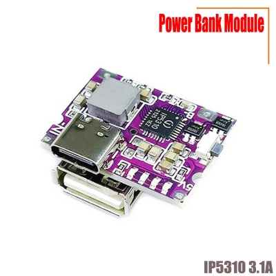 Picture of Boost Your Power with a Type-C USB 5V 3.1A Boost Converter Step-Up Power Module IP5310 - Easy To use and Clean, A Unique Choice For Power Conversion - Purple