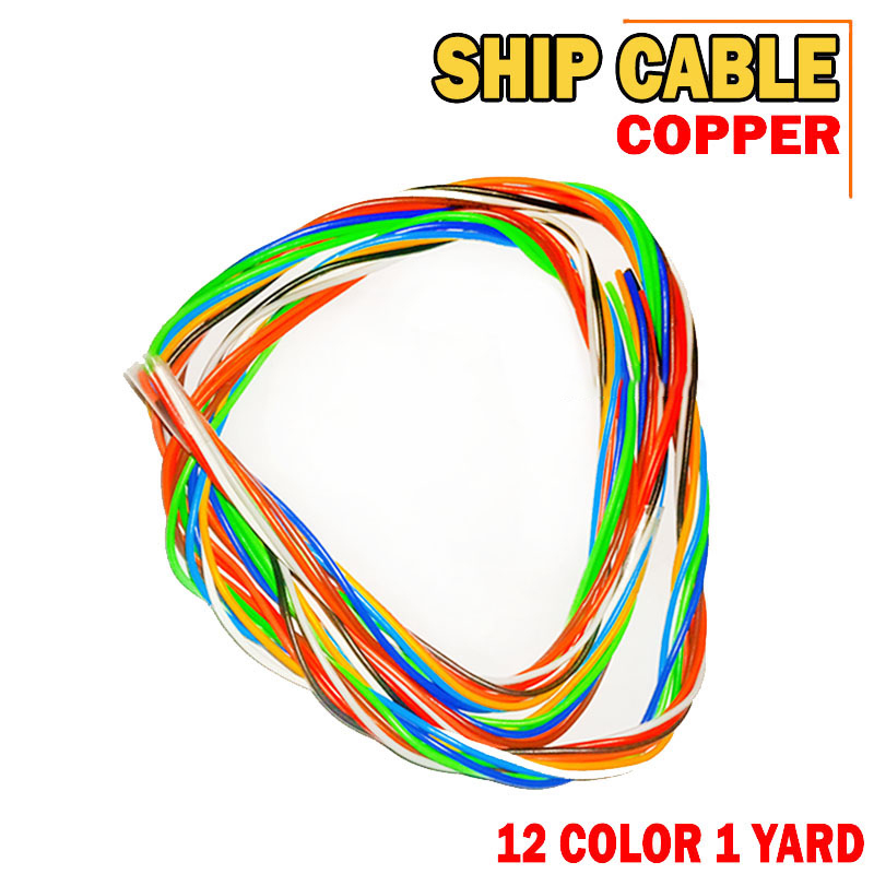 Picture of 1 Yard of 12 Color Ship Cable - Multicolor