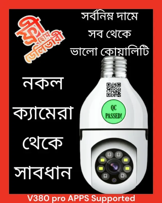 Picture of High Quality Ptz Bulb System 360 Degree Ip Camera Wireless Mini CC Camera Multicolor