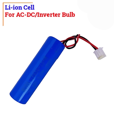 Picture of 1PCS 3.7V Rechargeable Battery for AC DC LED Bulb - Blue