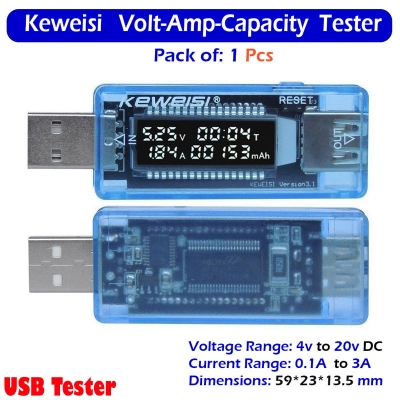 Picture of 3 in 1 Battery Tester Voltage Current Detector Mobile Power Voltage Current Meter USB Charger Doctor Single Output mAh Test Function
