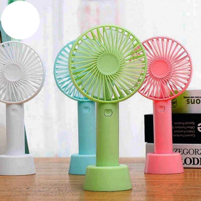 Picture of New Mini Rechargeable USB Charging Portable Handheld 3 Gear Speed Desktop Fan - Multicolor