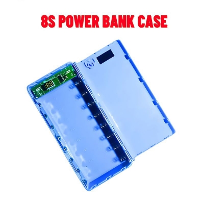Picture of Indispensable - Power Bank Case 20000 mAh Rechargeable Batteries 8 Li-battery battery Power Bank Case - Tools, DIY & Outdoor - Blue