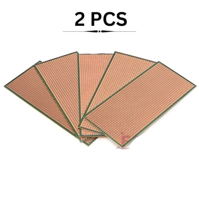 Picture of 2PCS Vero Board -6.5*14.5 cm, Dot System - Brown - Brown