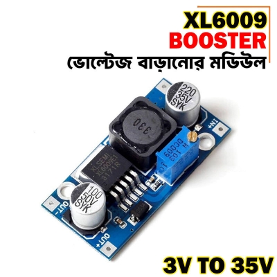 Picture of XL6009 Step - Up Voltage Booster Module - Blue