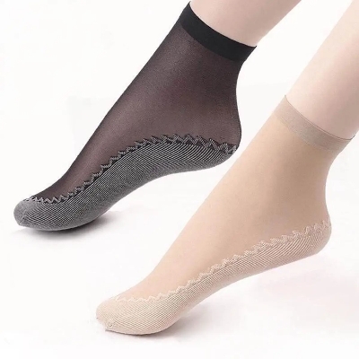 Picture of Velvet Spring And Summer Comfortable Cotton Bamboo Fiber Socks Skin Color 