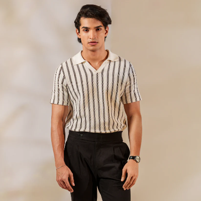 Picture of Roma Striped Polo