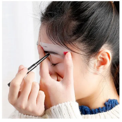 Picture of Eyebrow Stencil Grooming Shaping Assistant Template Drawing Card 15 Pieces