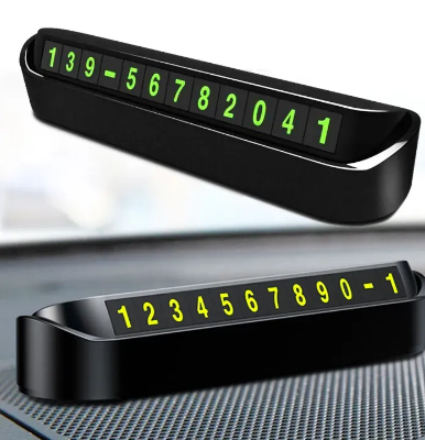 Picture of Temporary Parking Card for Car 1pc