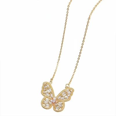 Picture of Butterfly Stylish Chain Necklace For Women 100% Color Gurantee 