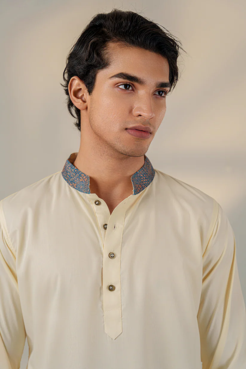 Picture of Faaris Mughal Lined Punjabi