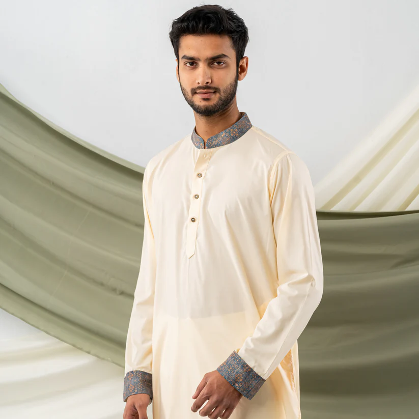 Picture of Faaris Mughal Lined Punjabi