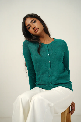 Picture of Elia Cardigan in Teal