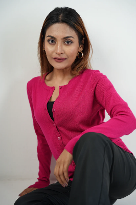 Picture of Elia Cardigan in Fuschia