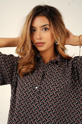 Picture of Black Aztec Shirt