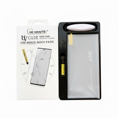 Picture of For Samsung galaxy S20 Ultra / S21 Ultra / S22 Ultra / S23 Ultra - (High Quality) UV Tempered Glass 3D Curved Full Cover Screen Protector