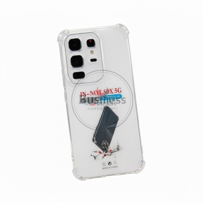 Picture of Infinix Note 50x Luxury Crystal Clear Case Soft Silicone Shockproof Transparent Shell TPU Back Cover 60 Fusion Back cover