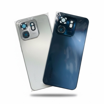 Picture of Infinix Hot 50i Side Frame + Back Panel Housing + Camera Glass Back shell Replacement Spare Parts