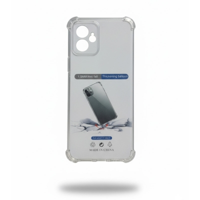 Picture of Motorola Moto G13 Premium Silicone Case Crystal Clear Soft TPU Ultra-Thin Transparent Flexible Protective Mobile Phone Back Cover