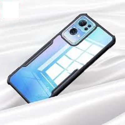 Picture of For OPPO Reno7 5G Shockproof TPU Bumper Clear Acrylic Mobile Phone Case For Oppo Reno 7 5G Back Cover - মোবাইল ফোন - Phone
