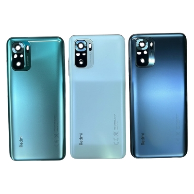 Picture of For Redmi Note 10 Side Frame + Back Panel Housing + Camera Glass Back shell Replacement Spare Parts