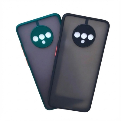 Picture of Camera Protection Bumper Phone Cases For Oneplus 7T - Matte Translucent Shockproof Back Cover - Camera - Phone Back Cover (Back Case Cover For Smartphone)