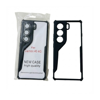 Picture of Tecno Camon 40  4g Xundd Protective Airbag Bumper Transparent Back Side Clear Phone Case For tecno camon 40 4g  Back Cover