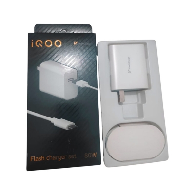 Picture of vivo iQOO Z7 Pro / Vivo T2 Pro 5g / Vivo S17e Flash Charger Power Adapter,IQOO Charger V12066LOAO FlashCharger Cesan Type C Untuk vivo iQOO Z7 Pro / Vivo T2 Pro 5g / Vivo S17e