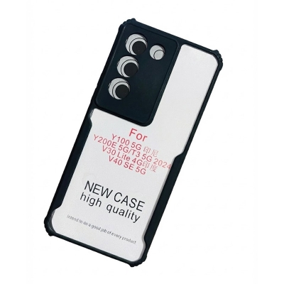 Picture of For Vivo Y200e / Y100 5G/ T3 5G 2024 / V30Lite 4g Back Cover Xundd Fusion Tranparent Shockproof With Camera Bump Portective Premium Luxury Back Case