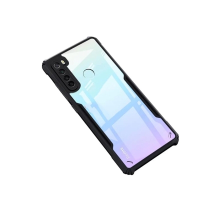 Picture of For Xiaomi Redmi Note 8 Edge-Reinforced Shockproof Cushion Back Clear Hybrid Transparent Hard Cover Casing