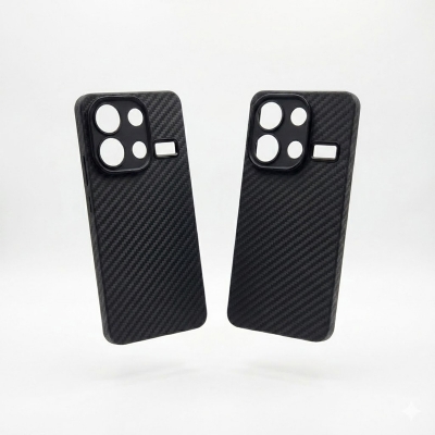 Picture of Carbon Fiber case For Xiaomi Redmi Note 13 4G Ultra-thin Aramid Fiber Cover for Xiaomi Redmi Note 13 4G