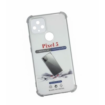 Picture of For Google Pixel  5 Flexible Clear Transparent Soft TPU Back Case Cover